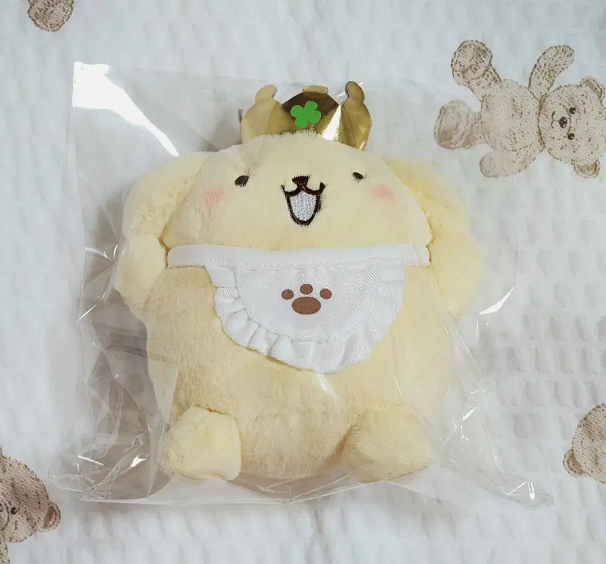 サンリオ 30周年 渋谷 ポップアップ スイートパーティー 王冠 ベイビー ポムポムプリン マスコット 出品