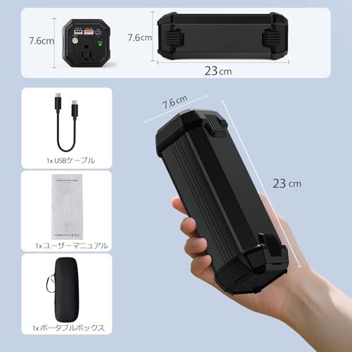 ☆新品☆ポータブル電源 31200mAh AC出力対応 大容量 PD 65W 急速充電