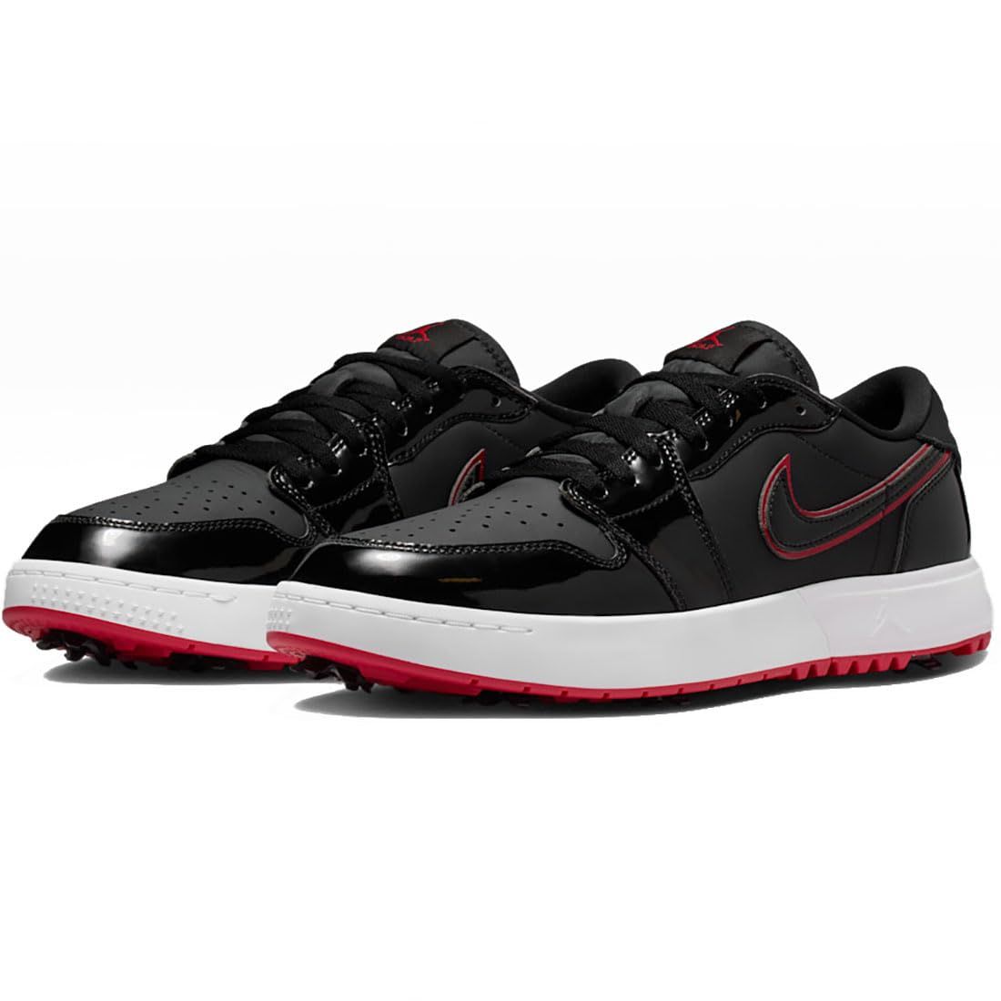 [ナイキ] エア ジョーダン 1 ロー G AIR JORDAN 1 LOW G ブラック/ホワイト/バーシティレッド IQ3417-002 26.0cm [26.0 cm]