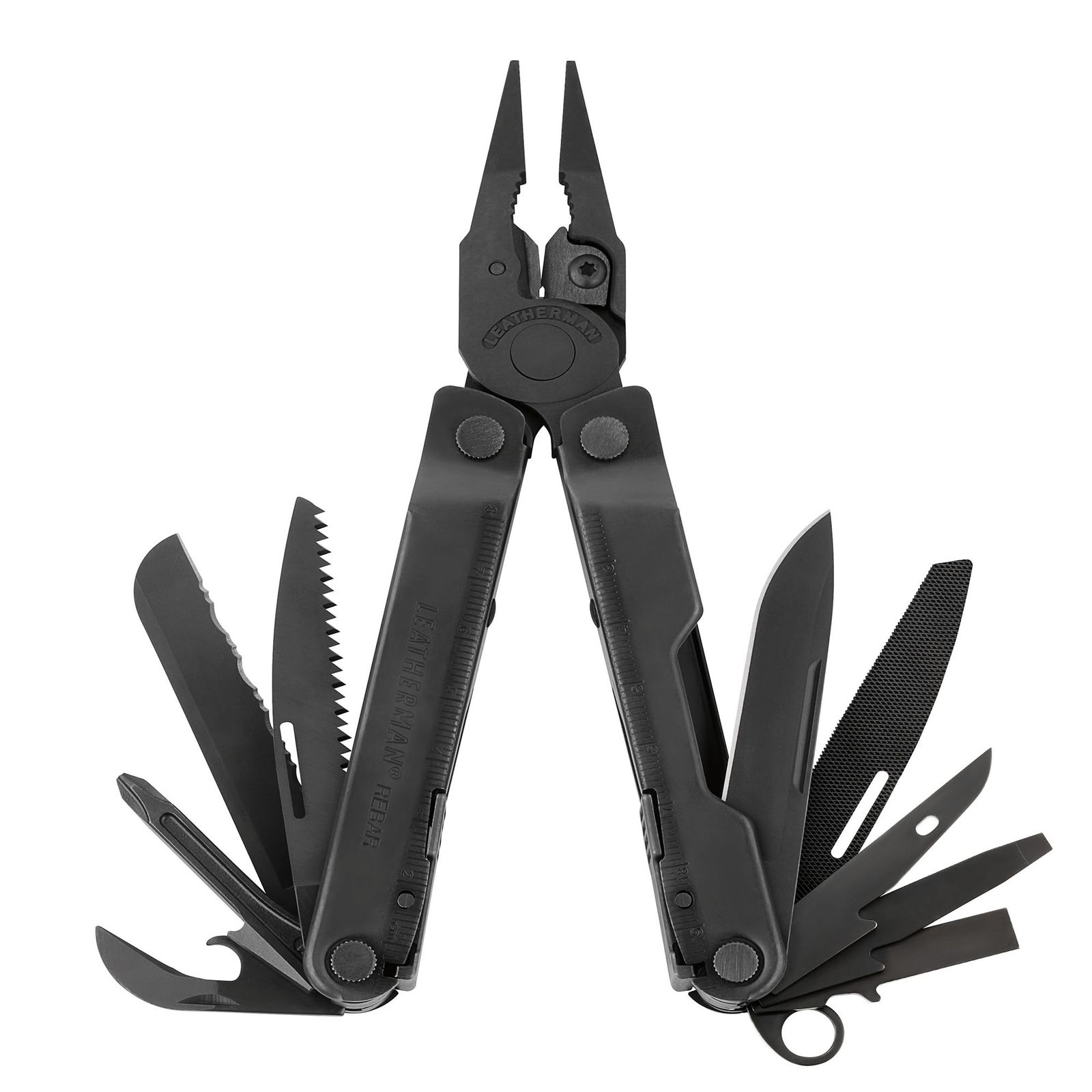 LEATHERMAN (レザーマン) マルチツール REBAR 17機能 プロ仕様 堅牢コンパクト 25年保証 本格DIY 現場作業 サブ機 ブラック送料無料 6d67a07a