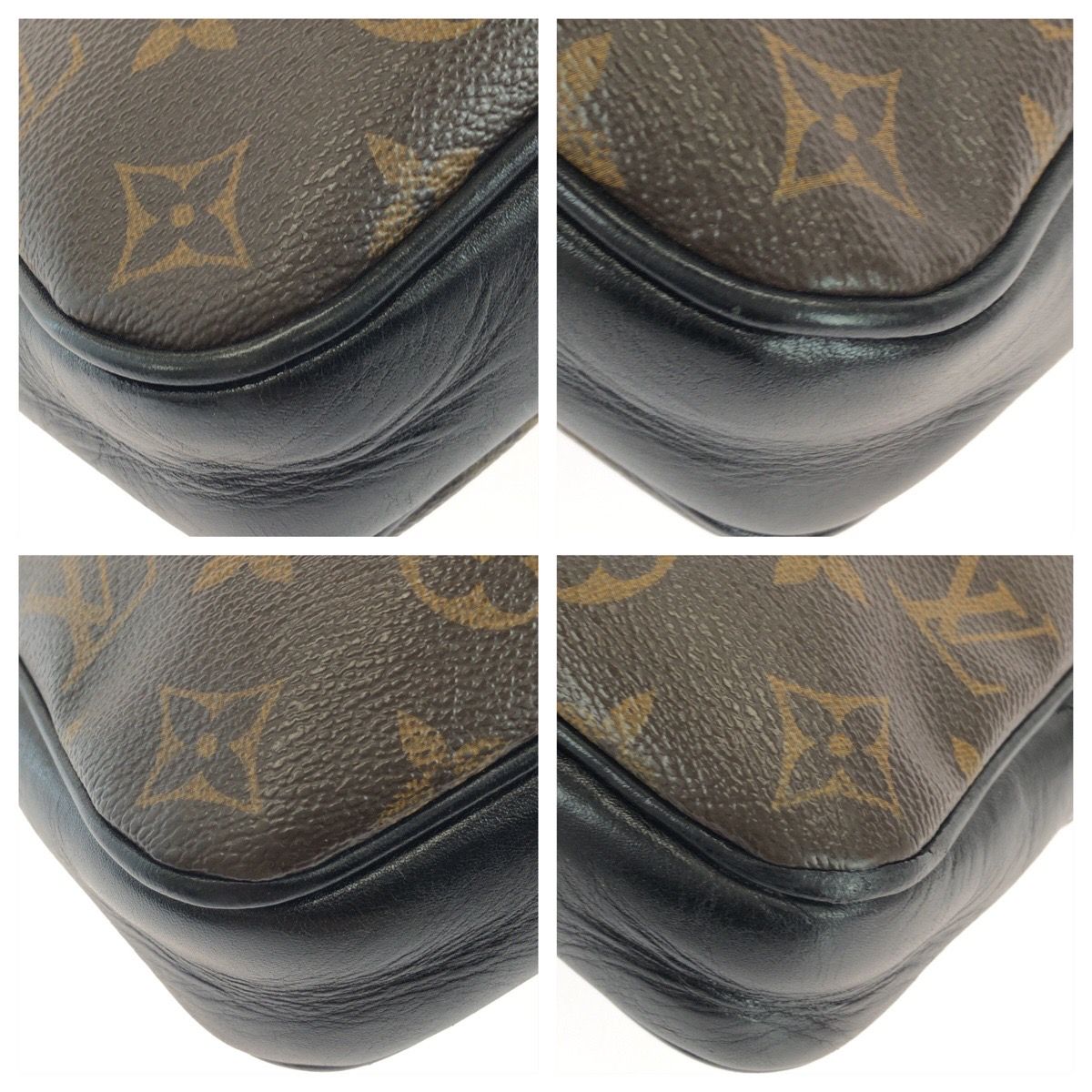 LOUIS VUITTON ルイヴィトン モノグラム マカサー バスMM ブラウン