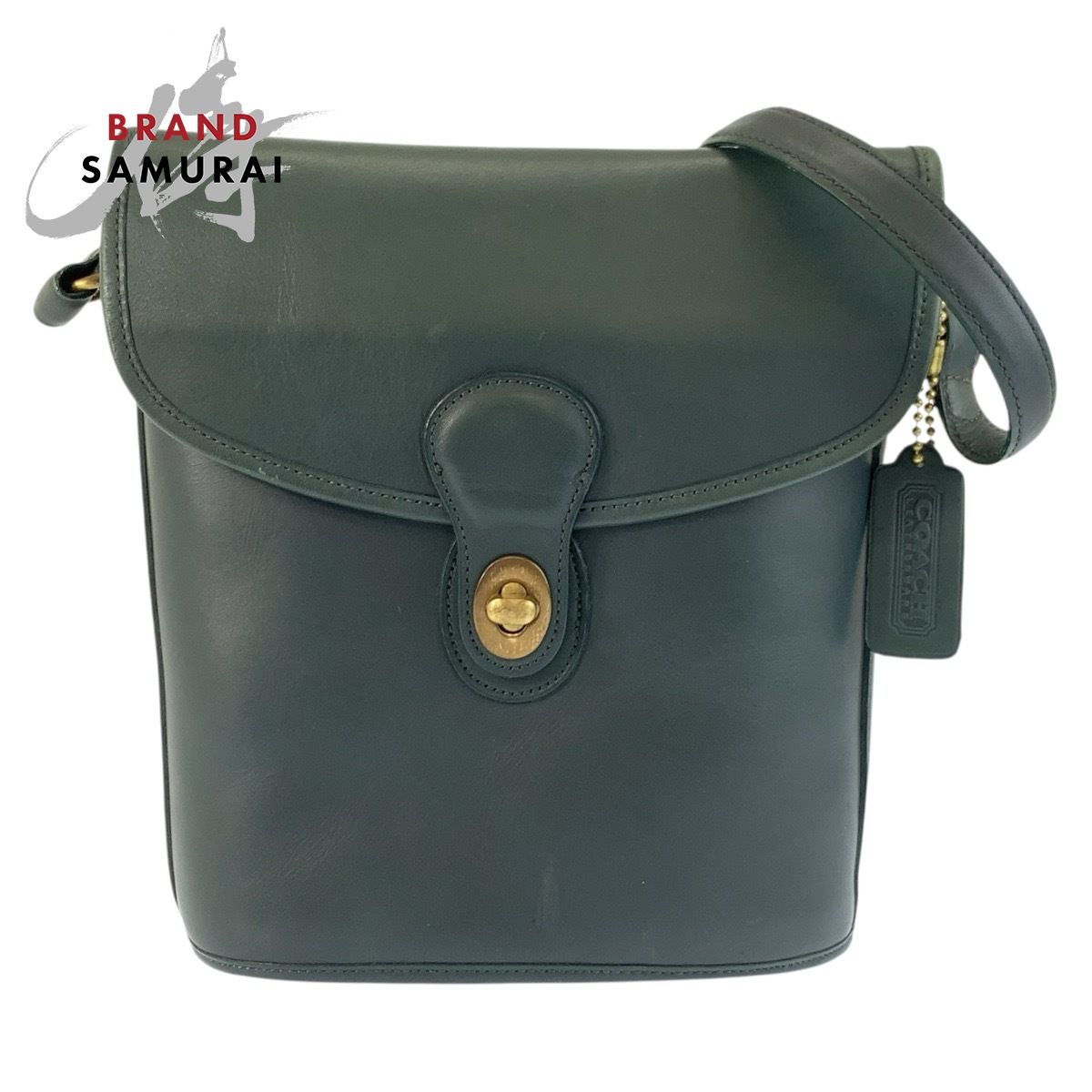 COACH コーチ ヴィンテージ オールドコーチ グリーン ゴールド金具