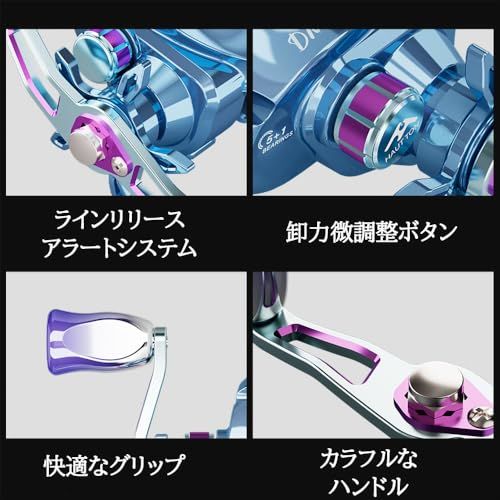 ベイトリール 両用 左/右ハンドル 5+1 ボール ベアリング 軽量