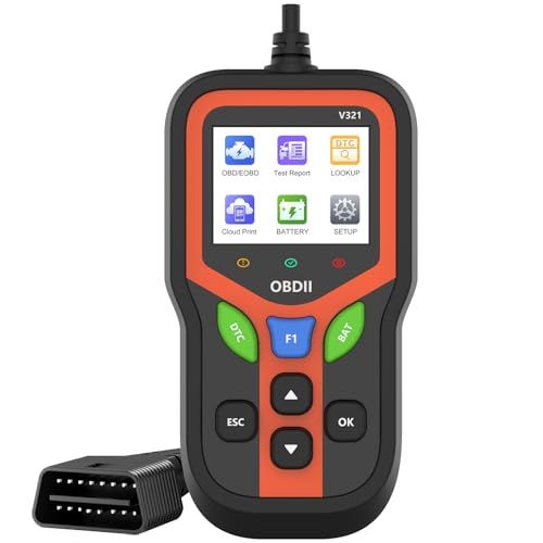 OBD2 バッテリー 診断機 2 in 1診断ツール 自転車用 故障診断機 35,000+エラーコード対応 日本語含み10言語対応 EVAP/O2センサー検査 故障コード読み取り クラウド印刷t 8a35ac25