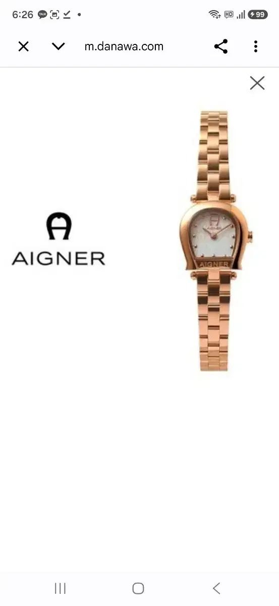 アイグナー AIGNER アイグナー 無甲斐 クォーツ時計 高品質 傷なし 23,345円