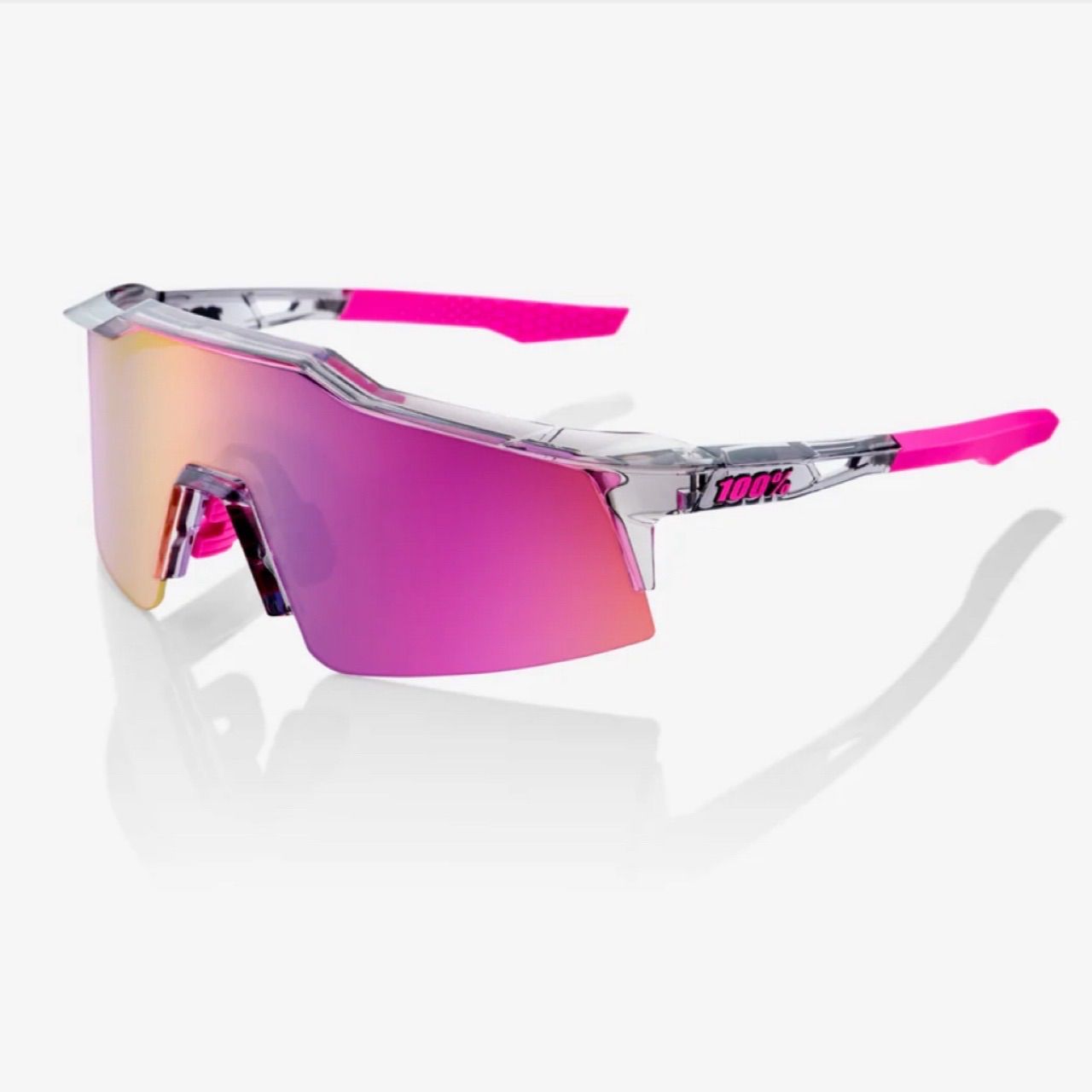 100%/ワンハンドレッド　SPEEDCRAFT® SL Tokyo Night Purple Multilayer Mirror Lens　ミラーレンズ スポーツサングラス 野球 ロードバイク
