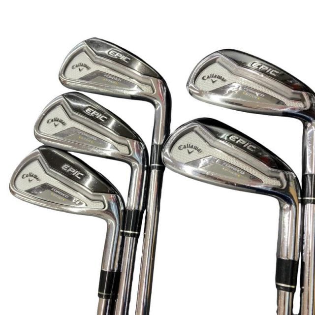 【中古】 キャロウェイ EPIC FORGED STAR 5S アイアンセット IR NS PRO ZELOS 7 (フレックスS) メンズ 男性用 右利き 右用 Cランク ゴルフクラブ