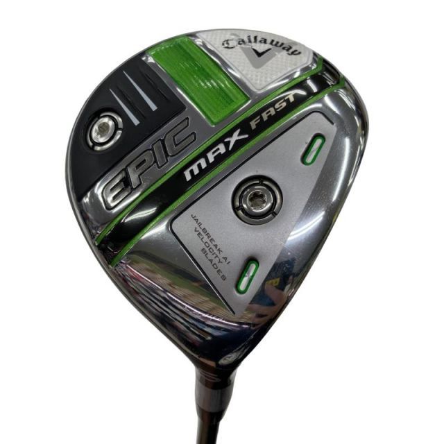 【中古】 キャロウェイ EPIC MAX FAST 5W フェアウェイウッド FW Speeder EVOLUTION for CW 40(2021 EPIC FW) (フレックスS) メンズ 男性用 右利き 右用 Cランク ゴルフクラブ
