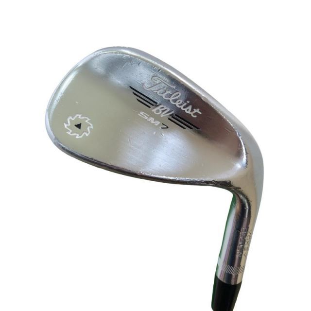 【中古】 タイトリスト VOKEY SPIN MILLED SM7 ツアークロム 56°/14°F ウェッジ WG NS PRO 950GH (フレックスS) メンズ 男性用 右利き 右用 Cランク ゴルフクラブ