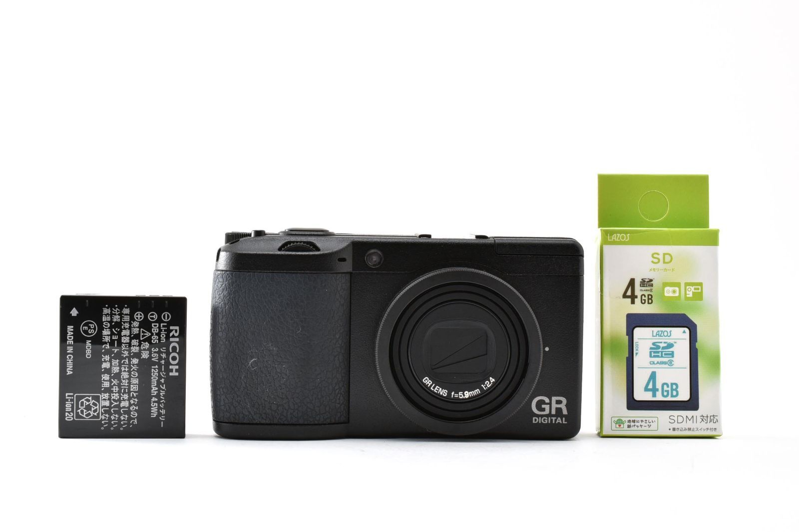 RICOH GR DIGITAL II +付属品多数 ☆美品☆ 《ショット数 1018回》 リコー RICOH GR DIGITAL II 《SD