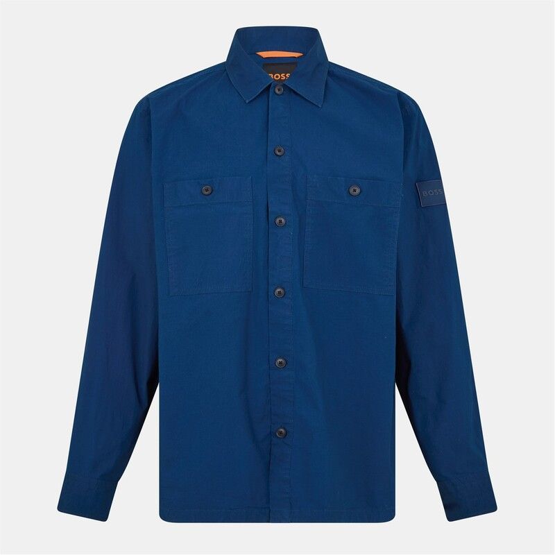 ボス メンズ アウター ジャケット・ブルゾン Boss Locky 2 M 10267882 01 Open Blue 466 ブルー