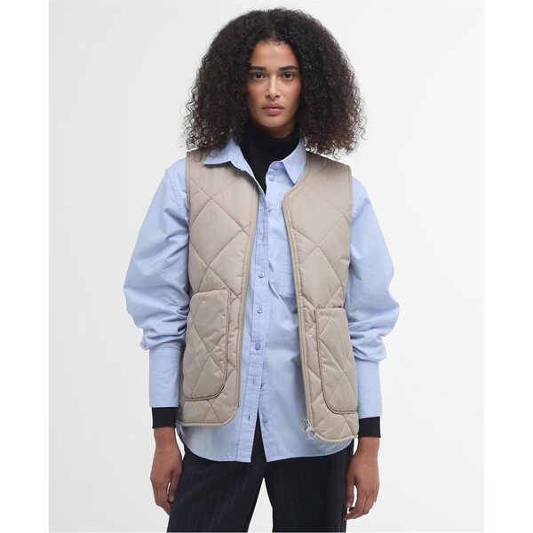 バブアー レディース アウター ジャケット・ブルゾン ジレ Barbour Shelby Gilet TrenchTartan