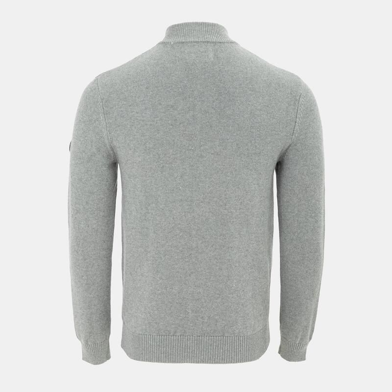 ファイヤートラップ メンズ アウター ニット・セーター ハーフジップ Firetrap quarter Zip Mens Jumper Grey グレー