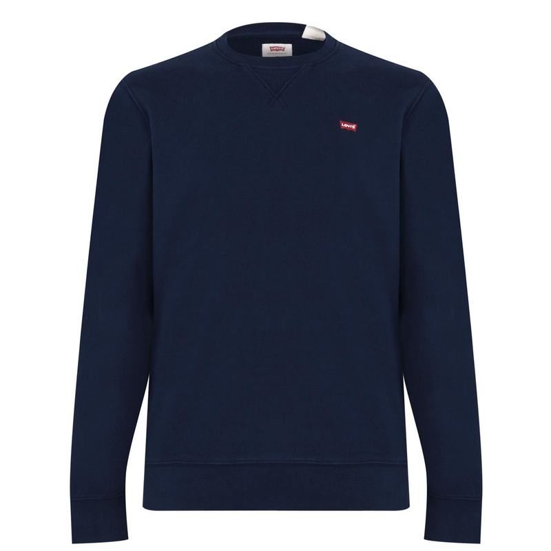 リーバイス メンズ アウター ニット・セーター クルーネック セーター Levis New Original Crew Neck Sweater Dress Blues