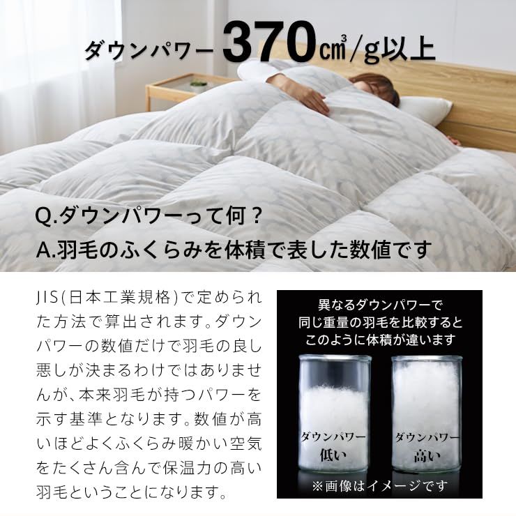 ふとんの江崎 羽毛布団 ハンガリーホワイトダック90% 370dp 洗える ランドリッシュ 【シングル 無地 ナチュラル】 羽毛量1.0kg 7年保証 専門店品質 ダウン 羽毛掛け布団 コインランドリー洗い対応 羽毛ふとん 立体キルト 日本製 cec60ccf