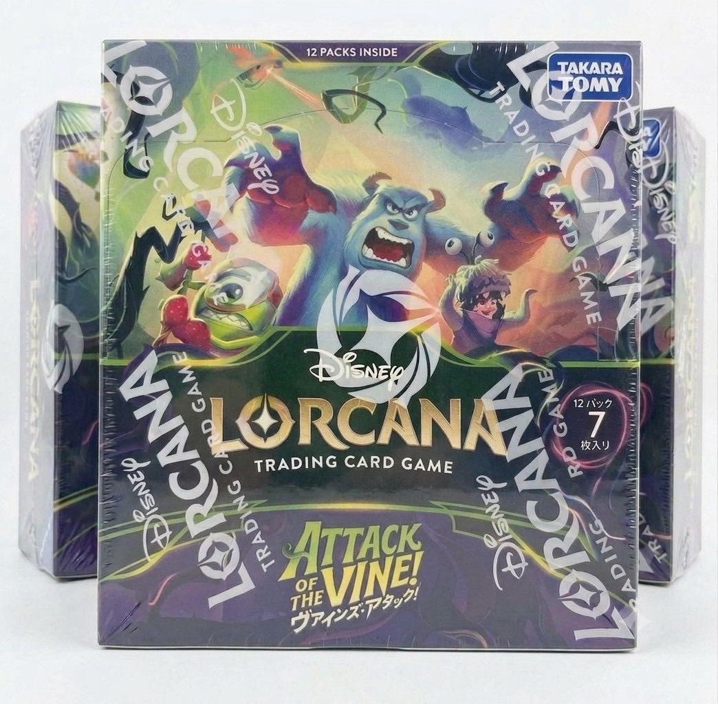 新品未開封 Lorcana ロルカナ 3box ✓【3BOXセット】ディズニー ロルカナ TCG ブースターパック