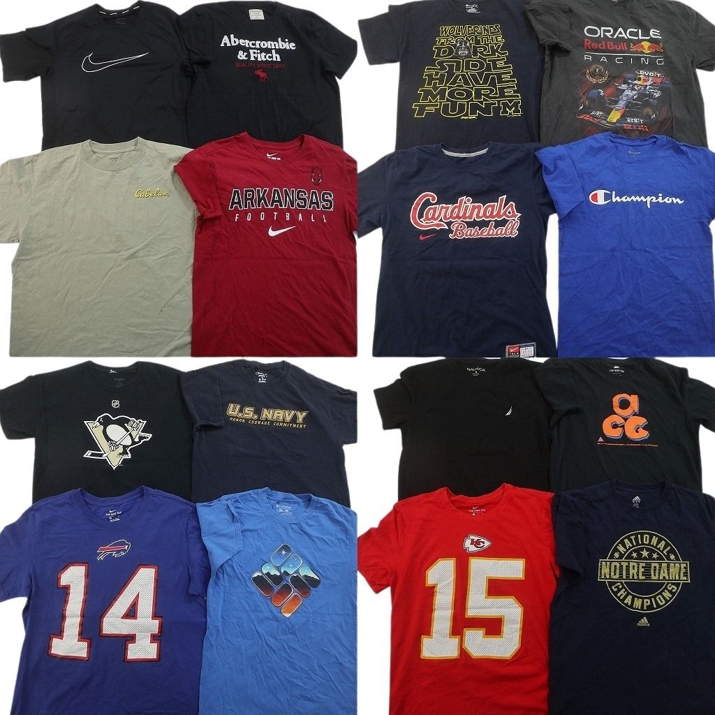古着卸 まとめ売り ブランドMIX Tシャツ 16枚セット ( メンズ M