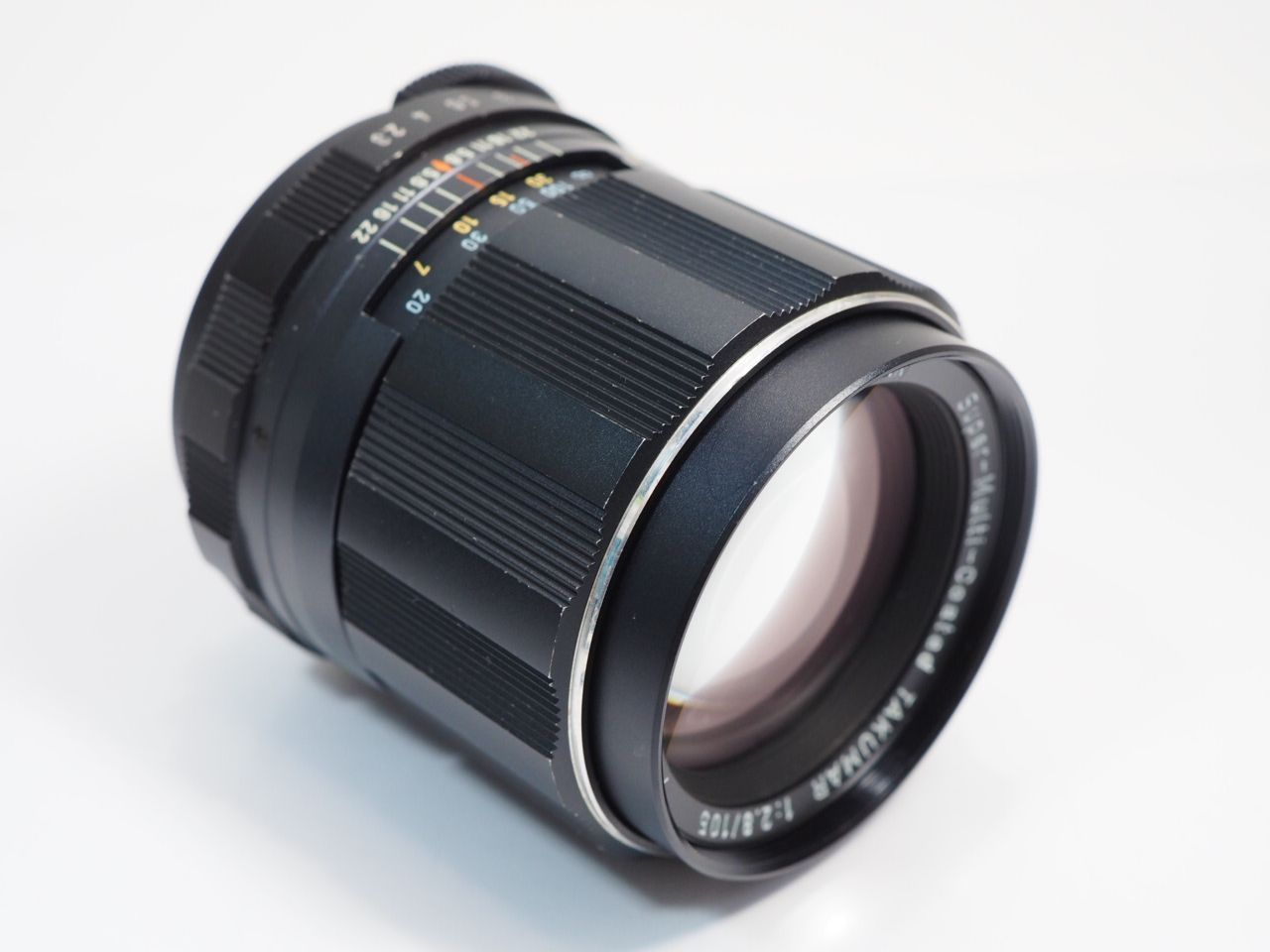 送料無料 PENTAX Super-Multi-Coated Takumar 105mmF2.8 フード付き