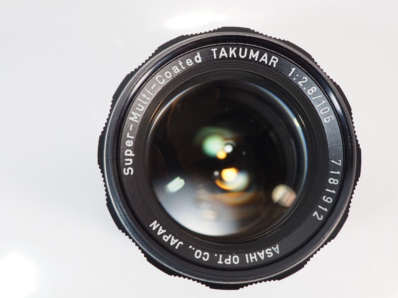 送料無料 PENTAX Super-Multi-Coated Takumar 105mmF2.8 フード付き