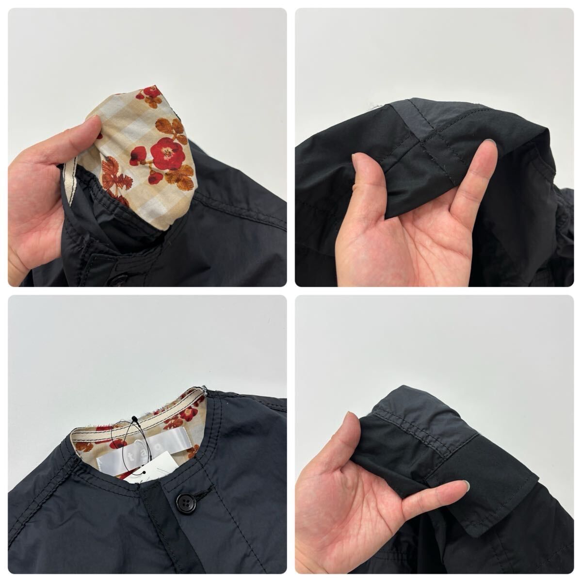 コムデギャルソンtaoのナイロン素材　単仕立てのジャケット 26ss 2026 未使用 tao COMME des GARCONS タオ ギャルソン ナイロン