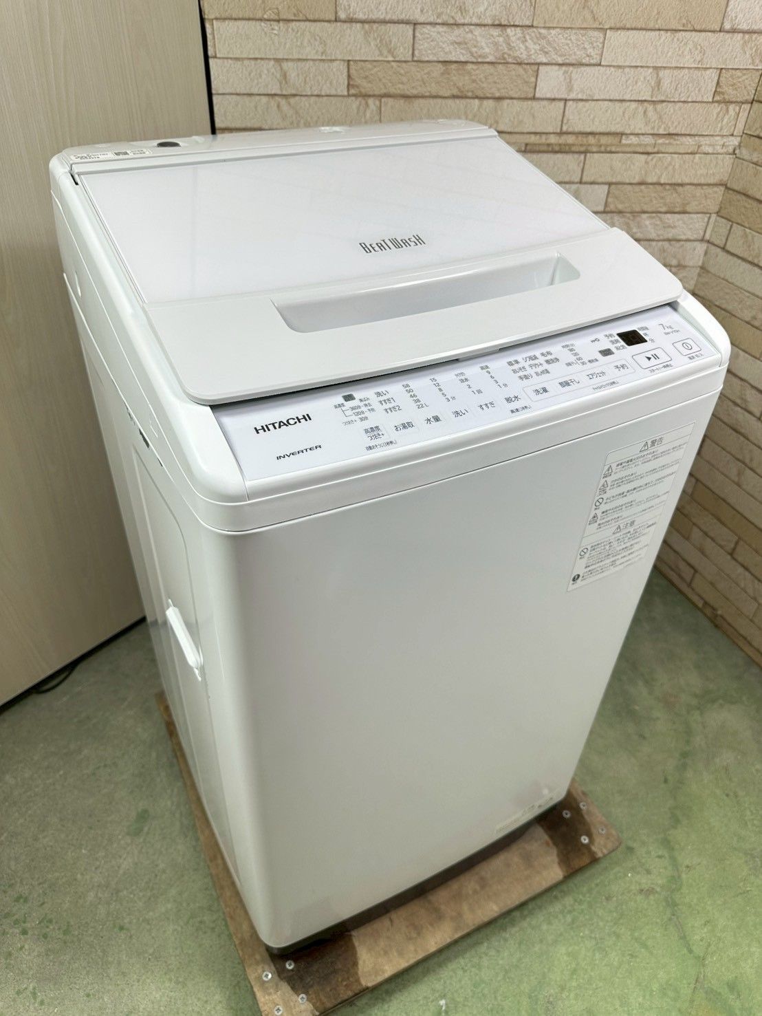 大阪・尼崎配送設置無料★3か月保障★2023年★BW-V70H★SS-525 大阪・尼崎配送設置無料☆3か月保障付き☆洗濯機☆日立☆7kg☆2023年