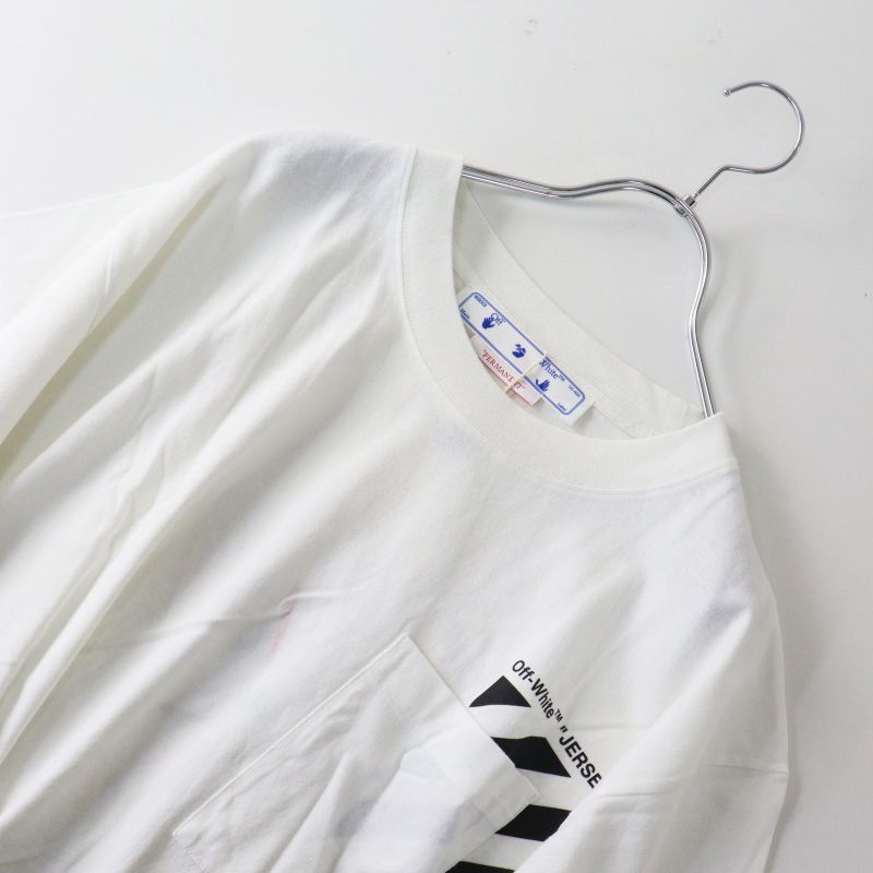 新品未使用 オフホワイト OFF-WHITE Diag-Stripe Pocket Slim S□S Tee
