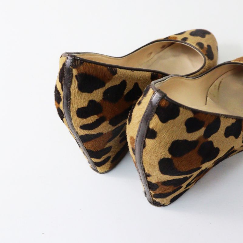 Christian Louboutin ルブタン レオパード ハラコ パンプス Christian Louboutin クリスチャンルブタン レオパード ハラコ