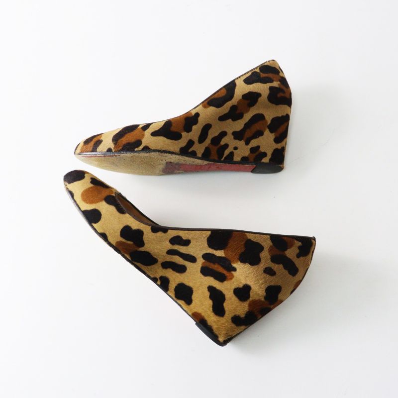 クリスチャンルブタン Christian Louboutin レオパード ハラコ