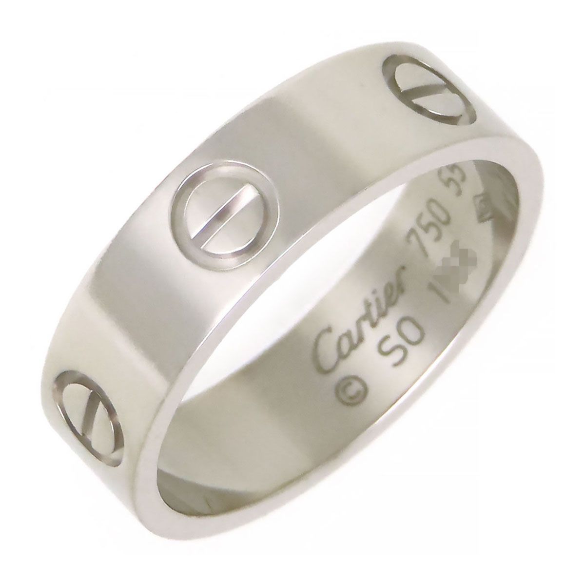カルティエ ラブ リング #55 B4084755 750 (K18WG) レディース CARTIER