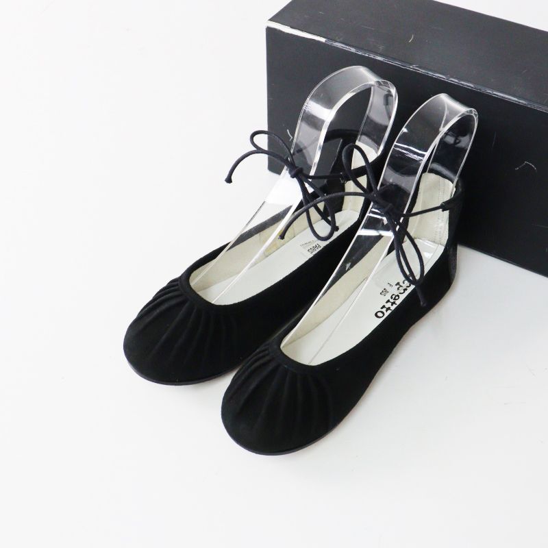 レペット repetto DEMETER バレエシューズ 36□ブラック 22.5cm