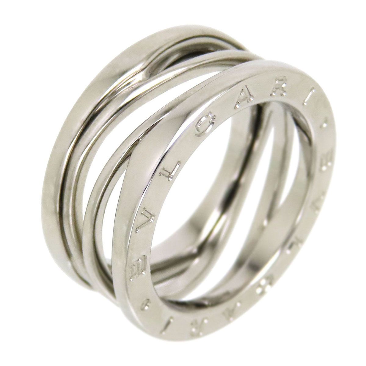 ブルガリ ビーゼロワン レジェンド リング #55 750 (K18WG) レディース BVLGARI【中古】 【ジュエリー】