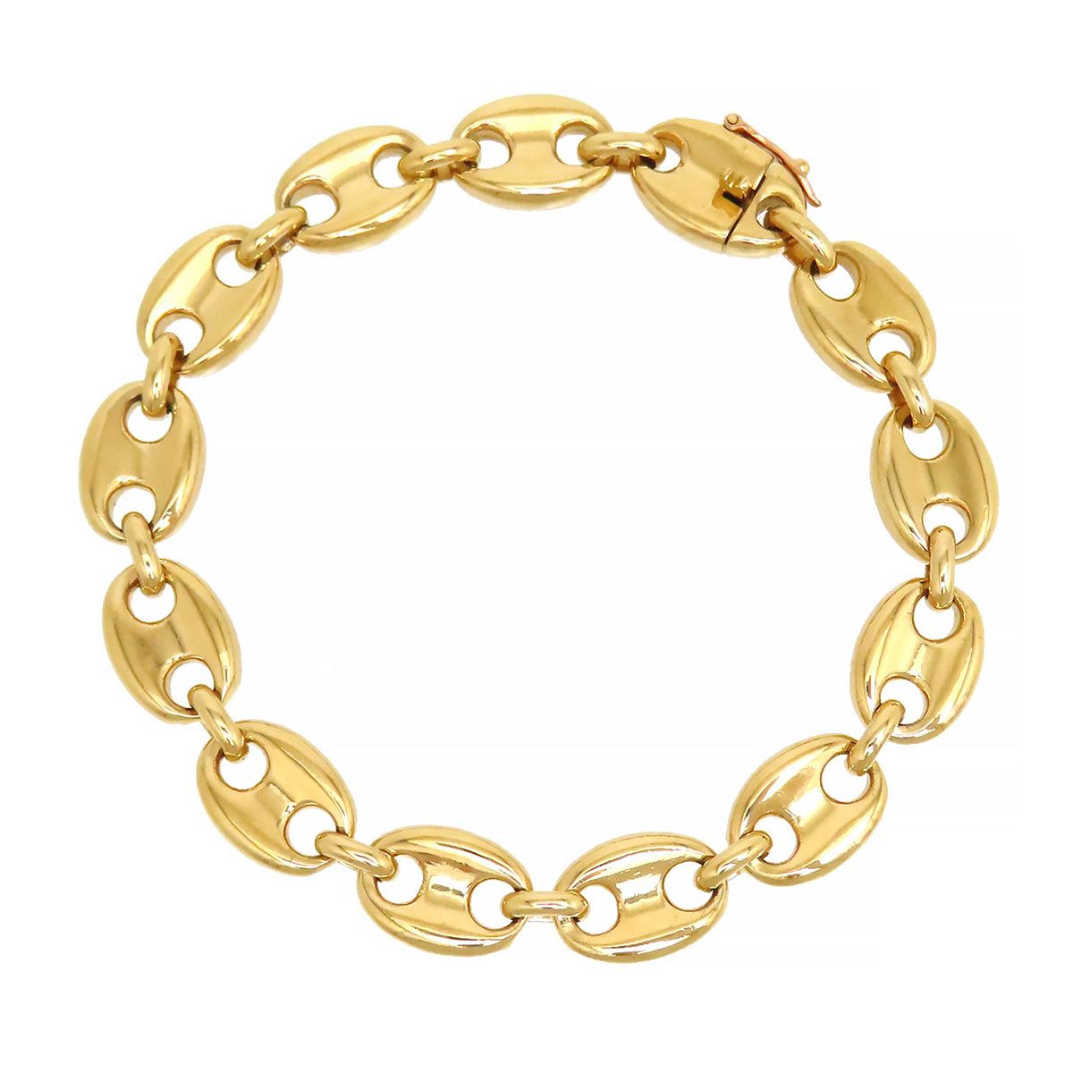 ヴァンクリーフ＆アーペル ヴィンテージ チェーン ブレスレット #17.5 18Kt (K18YG K18PG) ユニセックス Van Cleef & Arpels【中古】 【ジュエリー】