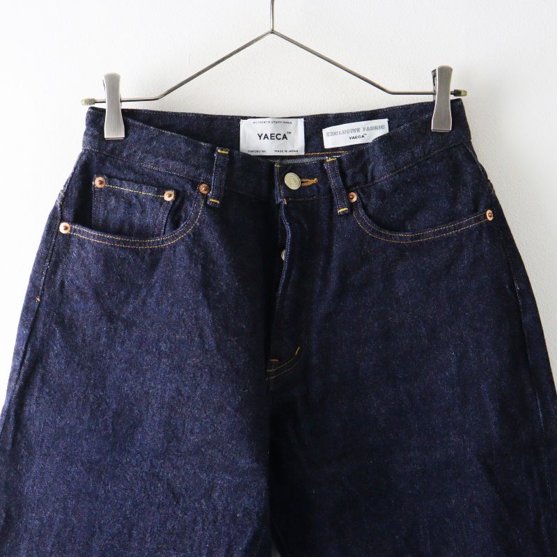 ヤエカ YAECA 9-13W DENIM PANTS TAPERED 29＼ネイビー インディゴ