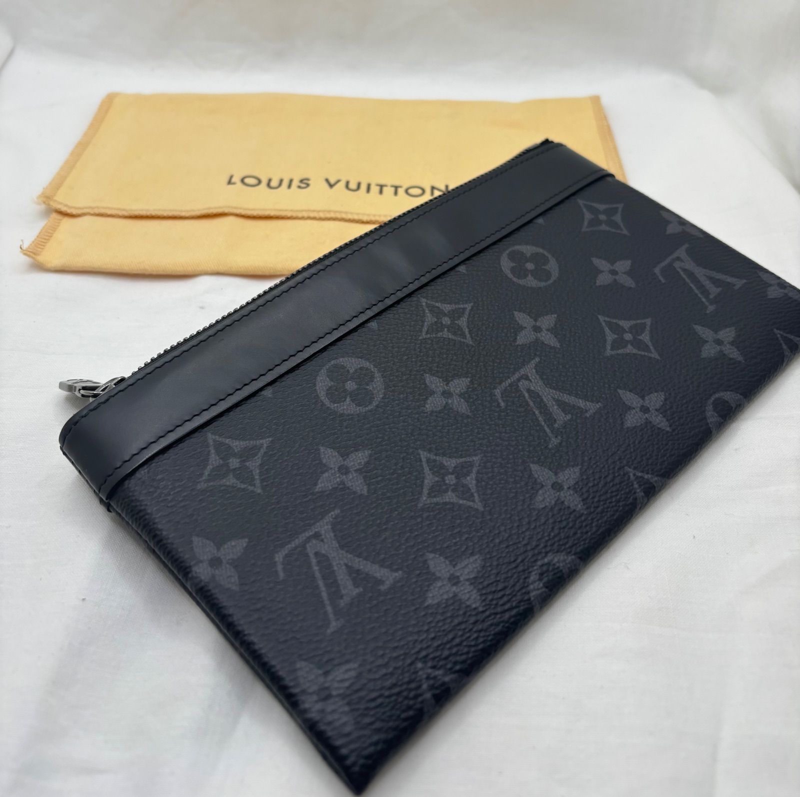 ＊極美品 ルイヴィトン モノグラム エクリプス ポシェットディスカバリーPM 黒 極美品】ルイヴィトン モノグラム エクリプス ポシェット