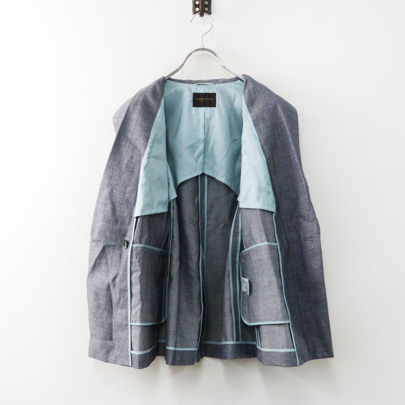 【えみーご】トゥモローランドコレクション　ピンヘッドストレッチジャケット 2023SS トゥモローランドコレクション TOMORROWLAND COLLECTION