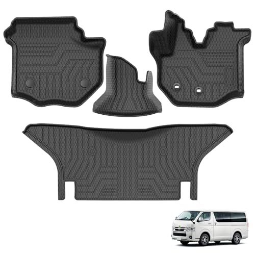 Cartist ハイエース 200系 標準ボディー専用 フロアマット 立体カーマット 3Dフロアマット HAICE 200 1型 2型 3型 4型 5型 6型 7型 8型 TRH KDH 2004年8月?現行 立体構造 防水マット 滑り防止 9848dad7