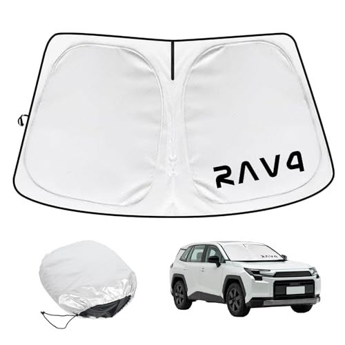 rav4 60系 サンシェード 断熱 日除け　8PCS 仮眠 車内の暑さ対策 UmeMart】新型 RAV4 60系 専用 サンシェード フロントガラス用 2025年