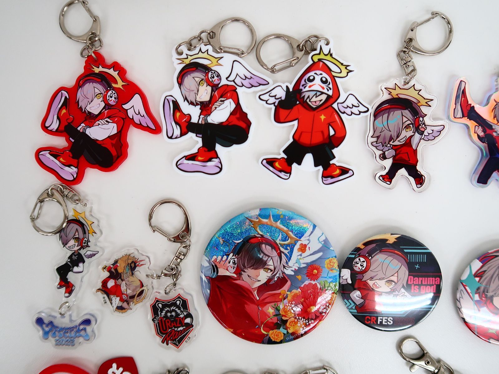 20点セット Crazy Raccoon だるまいずごっど アクリルキーホルダー