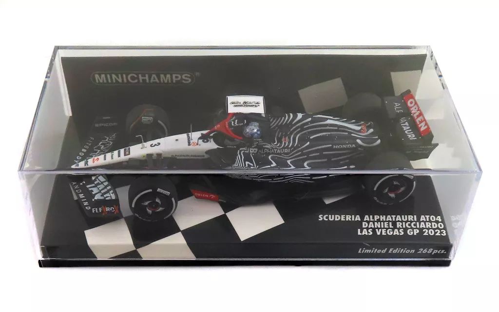 【中古】ミニカー 1/43 スクーデリア アルファタウリ AT04 ダニエル・リカルド ラスベガスGP 2023 「MINICHAMPS」 [417232203]