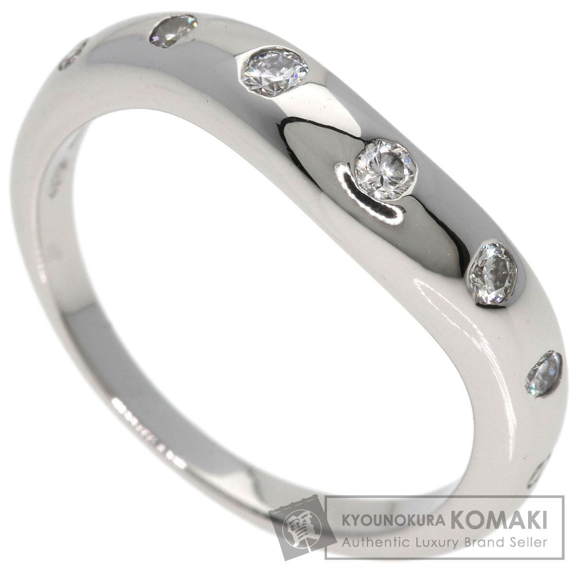 BVLGARI ブルガリ コロナ 7P ダイヤモンド リング・指輪 PT950 レディース [中古]