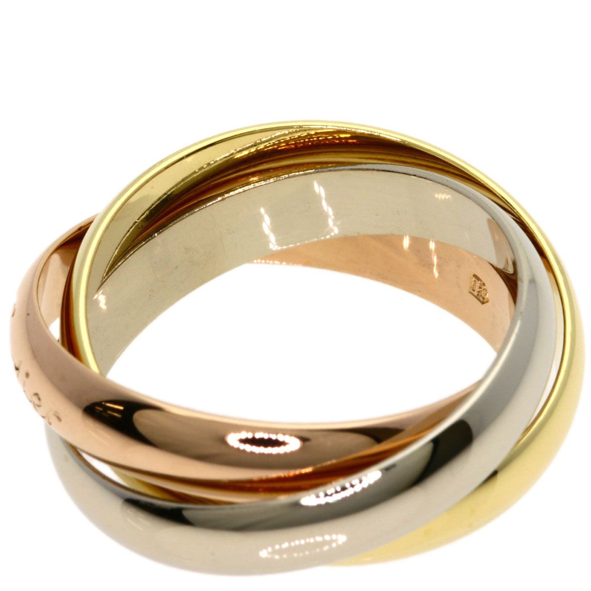 CARTIER カルティエ トリニティ #52 リング・指輪 K18YG K18PG K18WG