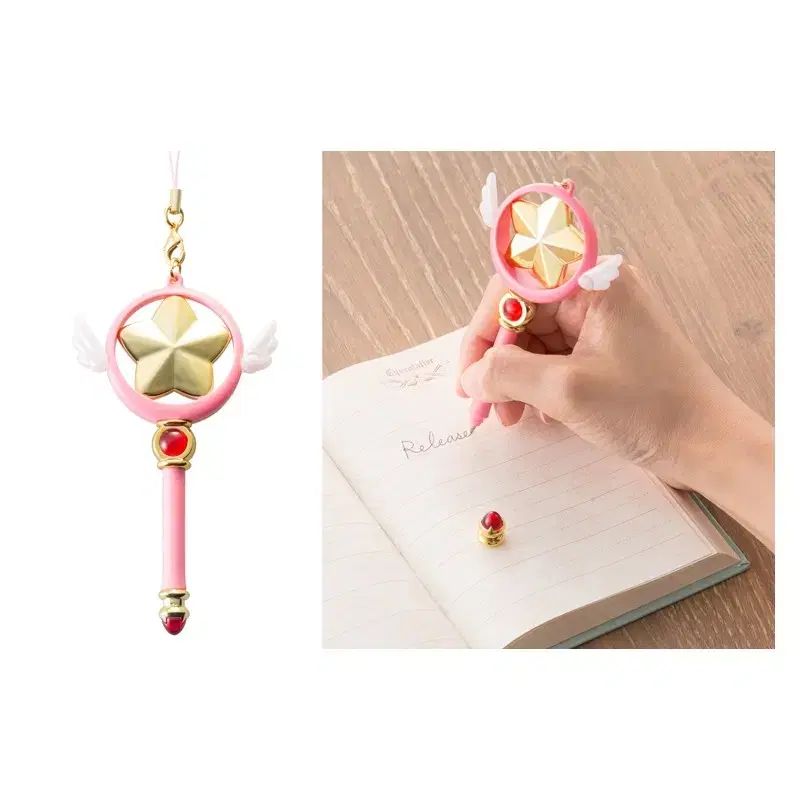 カードキャプターさくら 展示会 限定 星の杖 ボールペン+アクリルスタンド