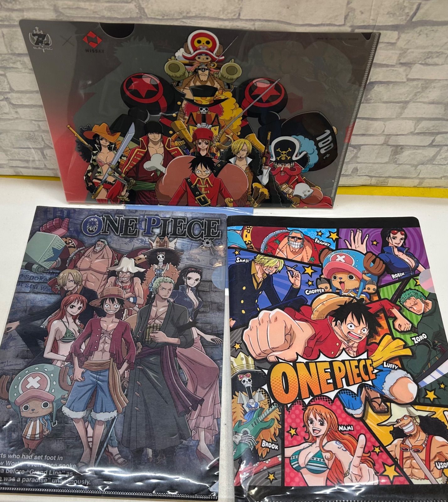 H7-82】◎ 中古 ONE PIECE クリアファイル 3枚セット - メルカリ