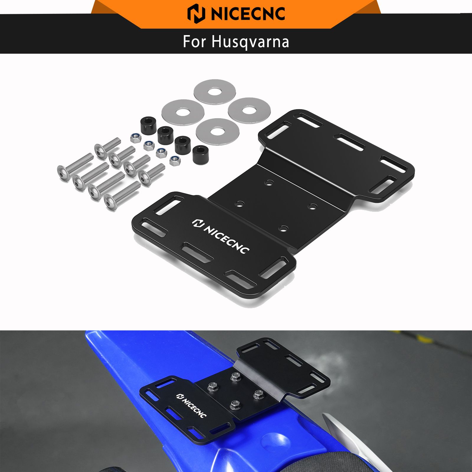 スズキ DRZ400 E/S/SM 用 NICECNC リア荷物ラック カーゴラック