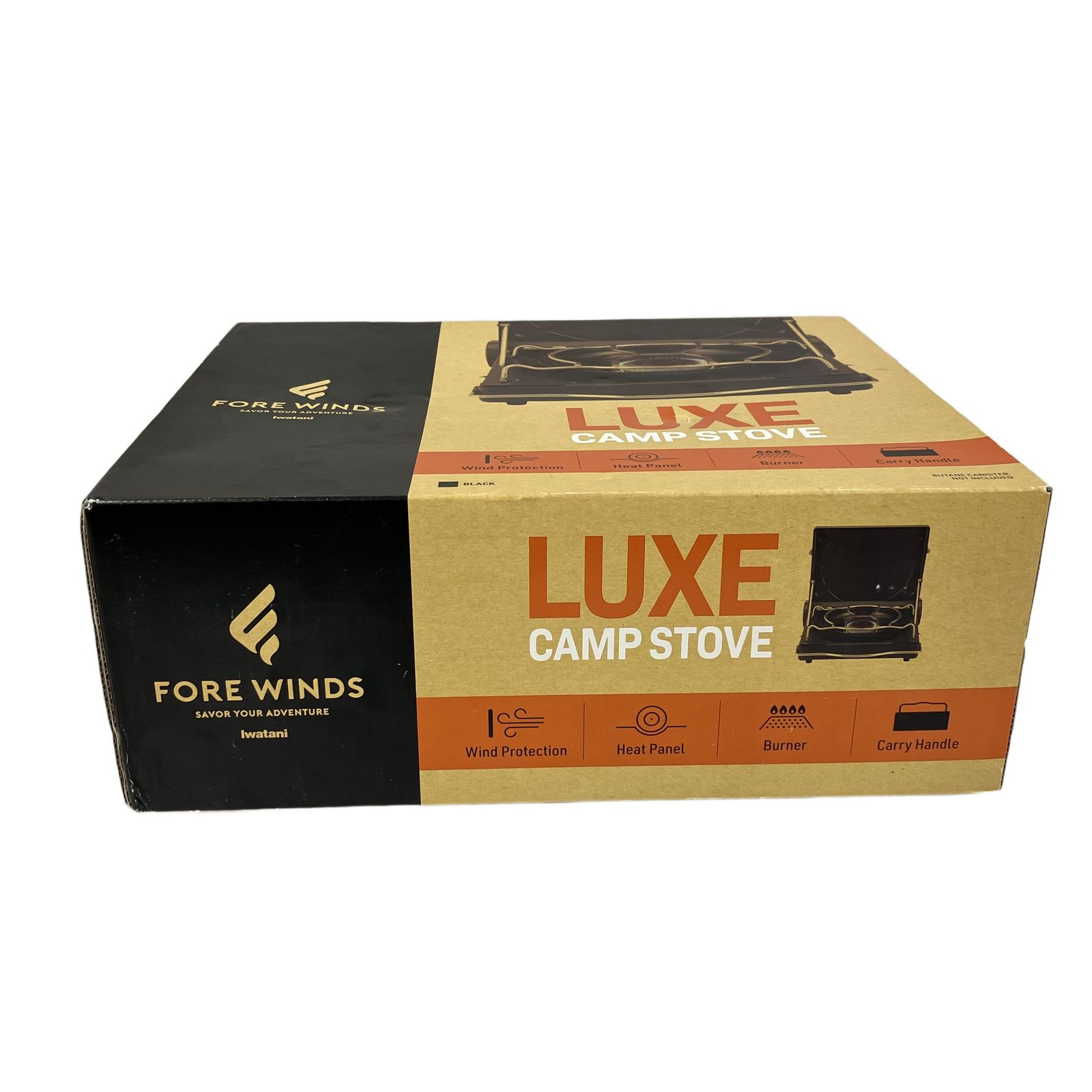Iwatani FW-LS01-BK FORE WINDS LUXE CAMP STOVE ラックスキャンプ