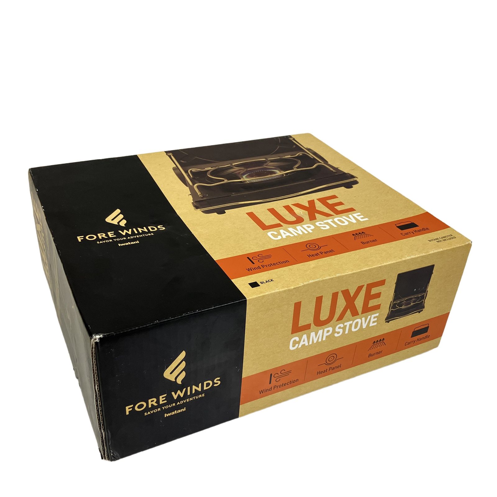 Iwatani FW-LS01-BK FORE WINDS LUXE CAMP STOVE ラックスキャンプ