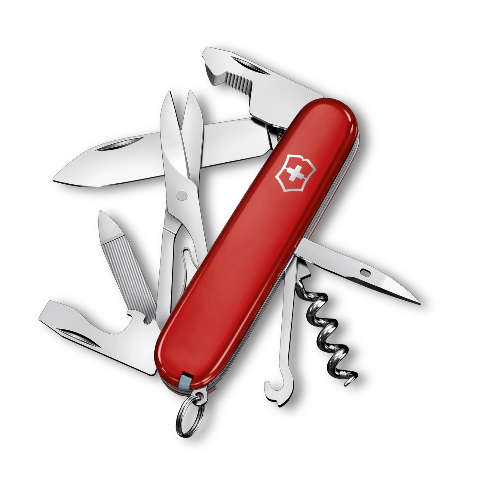VICTORINOX(ビクトリノックス) コンパニオン ナイフ アウトドア キャンプ 防災 サバイバル 十徳 16機能を搭載したスイス製マルチツール 小型 誕生日 プレゼント ギフト レッド 赤 【国内正規品】 1.3909t e52b4f84