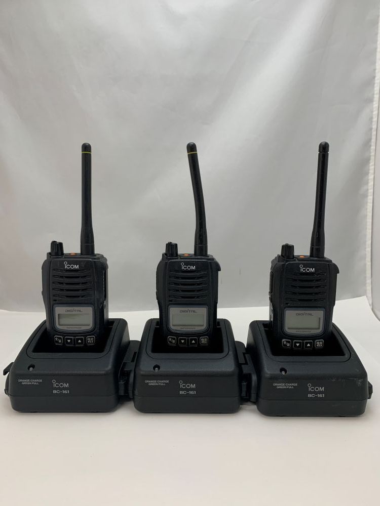 ■中古■送料無料■３台セット■アイコム D60 デジタル簡易無線機５W[登録局] 22,500円