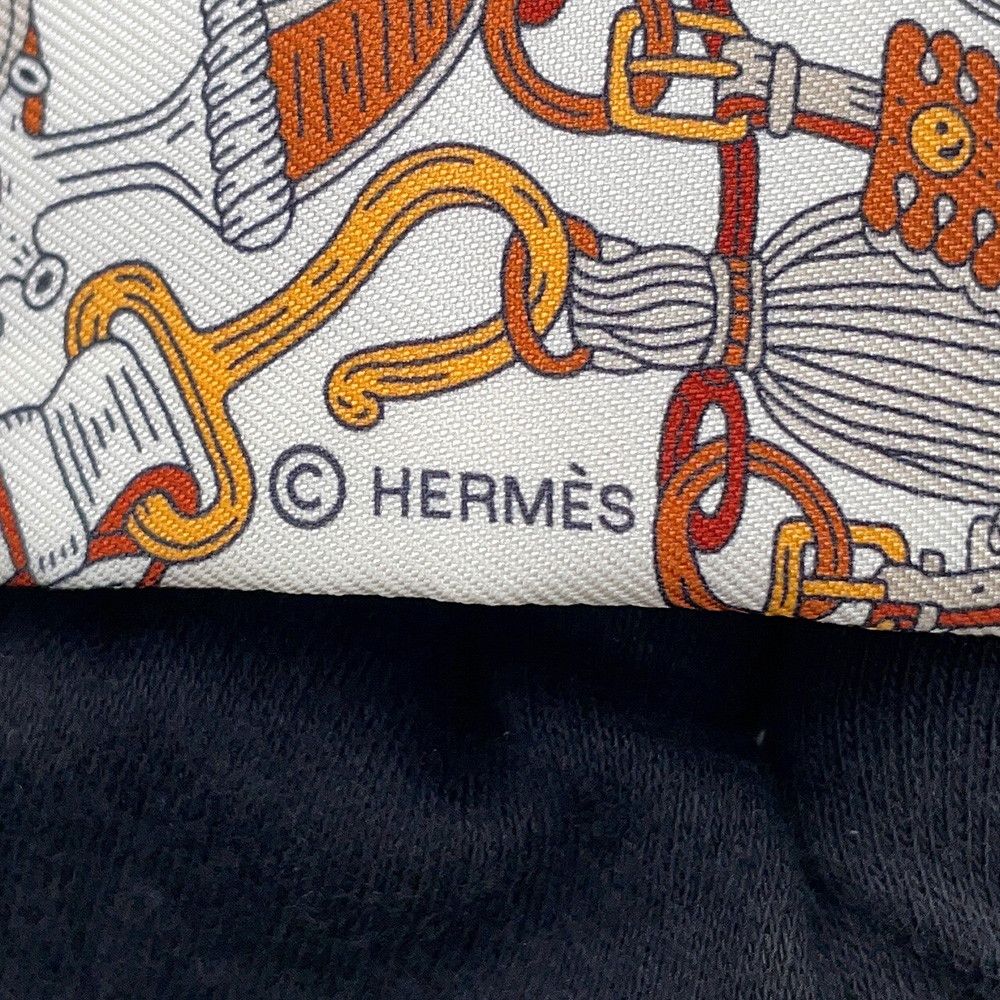 エルメス スカーフ ツイリー 鞍職人の花束 Bouquets Sellier HERMES