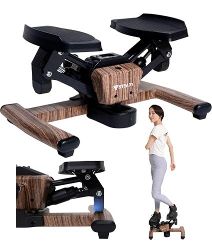 STEADY ステッパー ツイストステッパー ギフト プレゼント 静音 3WAY サイドステッパー 60分連続使用 木目調 省スペース 組立不要 ST158pms